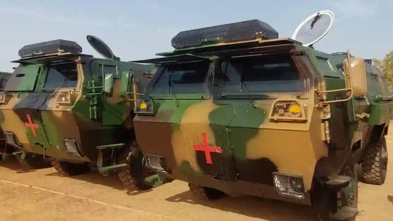 دولة بوركينا فاسو تتسلم أعداد ضخمة من المركبات المدرعة الشاحنات العسكرية المصرية بالإضافة