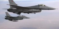 مقاتلتين أردنيتين من طراز إف-16