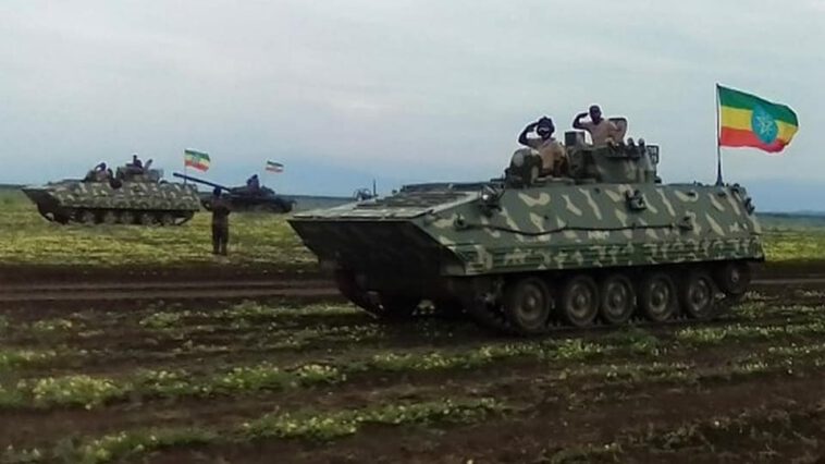 إثيوبيا تحشد قواتها وآلياتها العسكرية على حدود السودان في الفشقة
