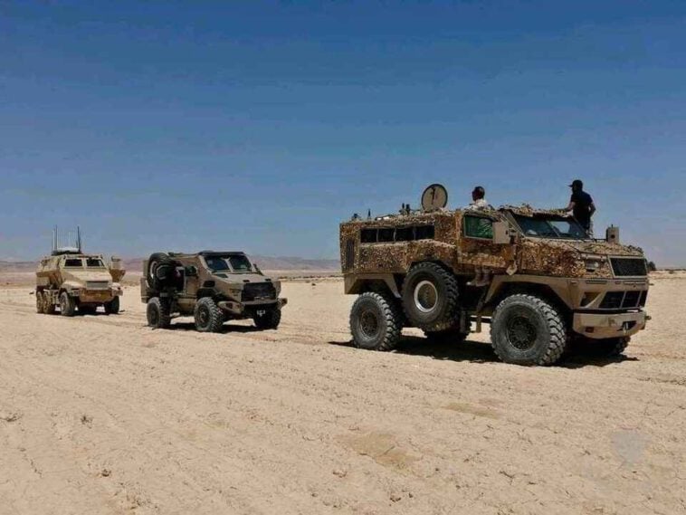 الجيش المصري ينشر مدرعات ST-100 و ST-500 في سيناء لأول مرة