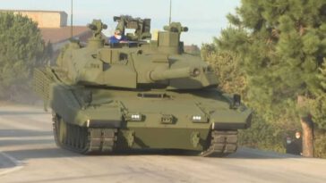 تركيا تكشف عن دبابة ألمانية الصنع ببرج دبابة "ألتاي" التركية