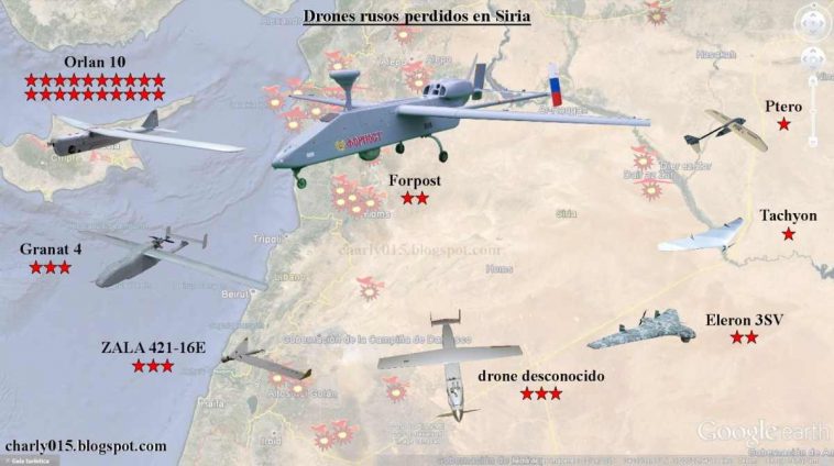 روسيا فقدت رسميا 35 طائرة بدون طيار في سوريا