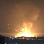 سقوط شظايا صاروخ باليستي على الرياض