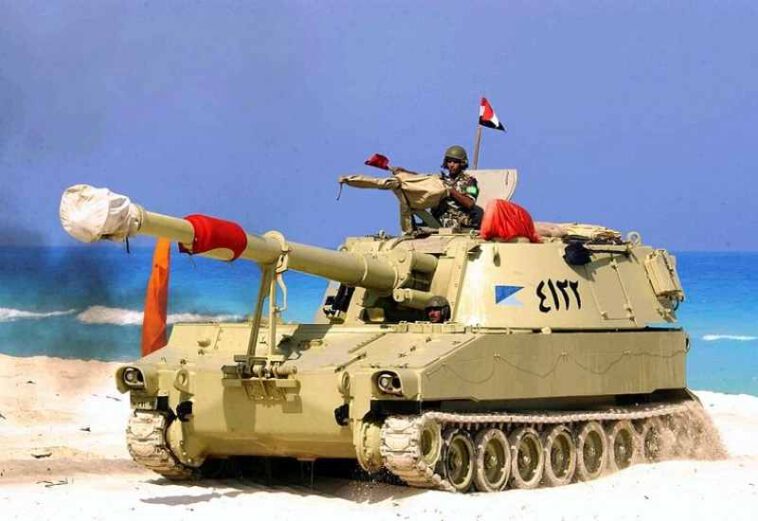 مصر تحتل المركز الخامس عالمياً في استخدام المدفعية ذاتية الدفع