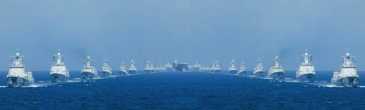 صورة مهيبة للبحرية الصينية تظهر نوايا البلاد بعيدا عن حدودها الجغرافية