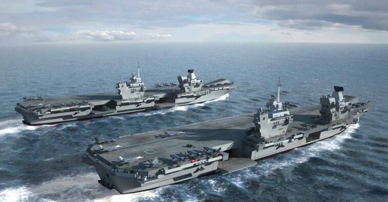 البحرية الملكية البريطانية سترسل حاملة الطائرات HMS Queen Elizabeth إلى البحر الأسود لدعم أوكرانيا ضد روسيا