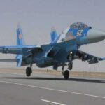 تحطم مقاتلة Su-30 كازاخستانية فوق بلخاش
