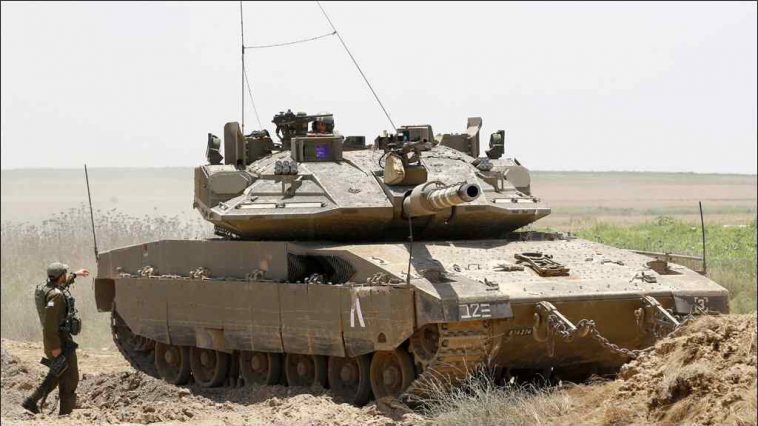 سرايا القدس تنشر فيديو لدرون تابع لها يستهدف دبابات ميركافا الإسرائيلية