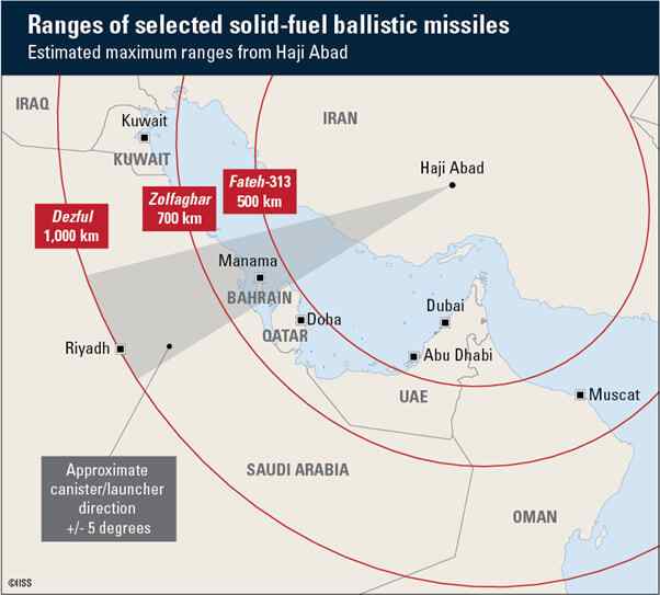 صور ساتلية تكشف عن قاعدة صواريخ باليستية إيرانية جديدة بالقرب من دول الخليج