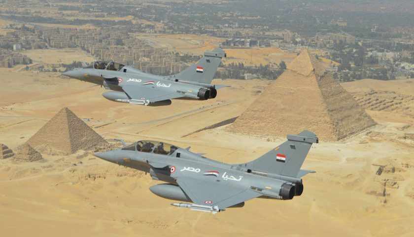مصر هناك لتفعيل نسخة LAN من مقاتلات رافال رافال F4 كبديل لمقاتلات إف-35 الشبح الأمريكية