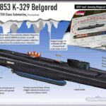 الغواصة الروسية العملاقة بيلغورود Belgorod تبحر لأول مرة