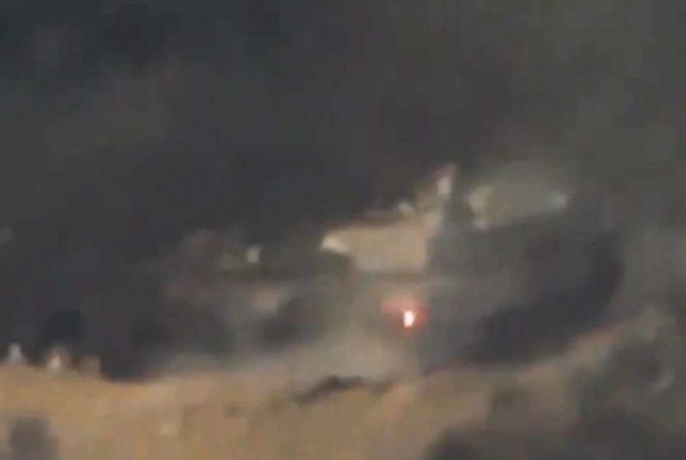 ميليشيات الحوثي تطلق صاروخًا مضادًا للدبابات على دبابة أبرامز سعودية