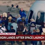 رئيس أمازون جيف بيزوس قام برحلة ناجحة لطرف الفضاء على متن صاروخ شركته Blue Origin ثم عاد بنجاح للأرض