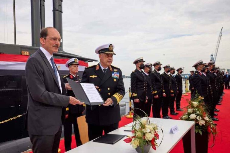 مصر تتسلم الغواصة الرابعة والأخيرة من طراز Type 209/1400 من شركة تيسين كروب