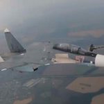 شاهد تزود مقاتلات Su-35 و Su-30 SM ، بالإضافة إلى قاذفات Su-34 وطائرات Su 24 M بالوقود جوًا