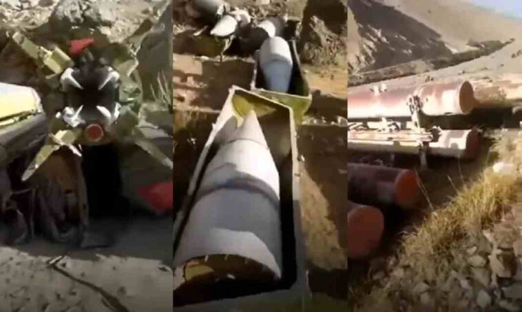 طالبان تعثر على عشرات الصواريخ الباليستية في وادي بنجشير (فيديو)