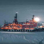 لقطات خيالية لكاسحات جليد روسية في القطب الشمالي