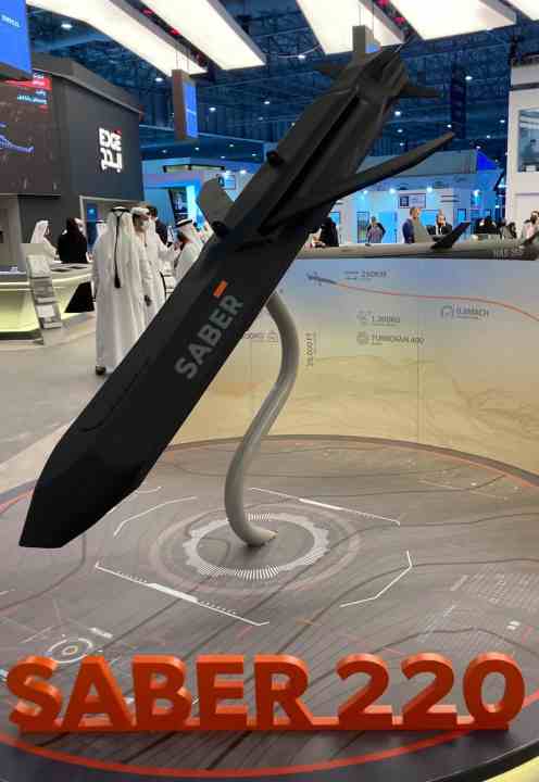 الإمارات تكشف عن صاروخ كروز محلي الصنع في معرض دبي للطيران