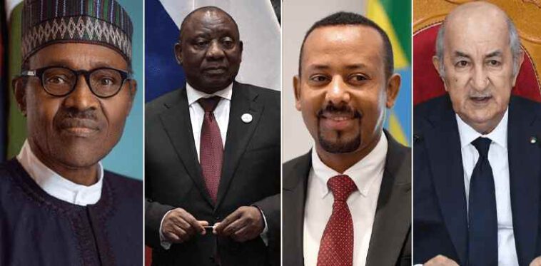 بدون مصر.. الجزائر وإثيوبيا ونيجيريا وجنوب إفريقيا يؤسسون مجموعة G4 "كبار القارة" لحل نزاعات القارة الإفريقية!
