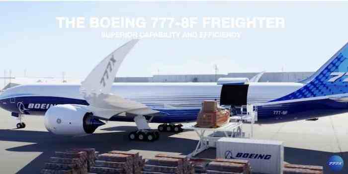 قطر تتعاقد على 50 طائرة شحن من طراز 777-8 الجديدة من Boeing