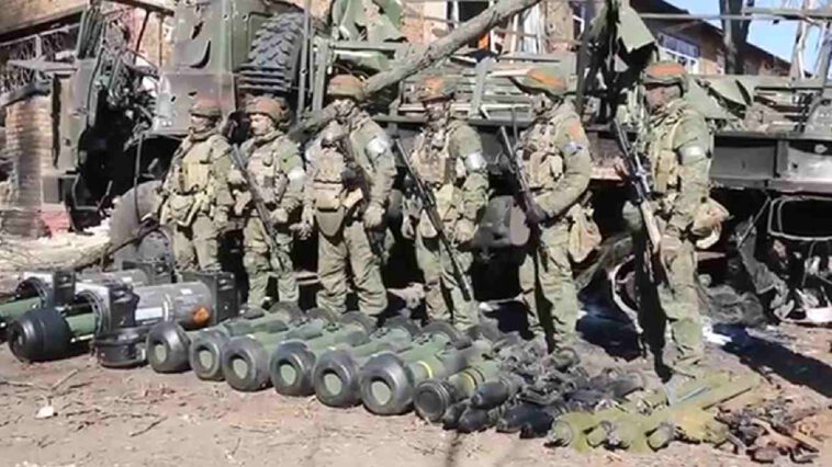 الجيش الروسي يغنم أنظمة جافلين المضادة للدبابات أمريكية الصنع