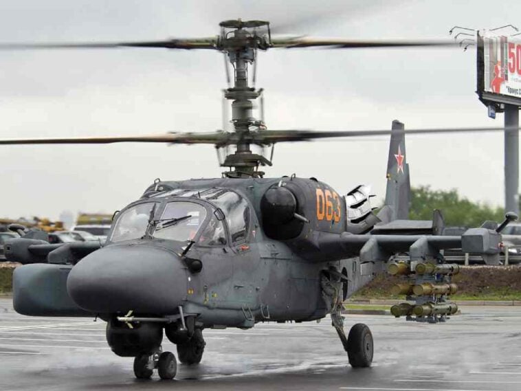 روسيا تفقد 10٪ من إجمالي أسطول طائرات الهليكوبتر الهجومية من طراز Ka-52