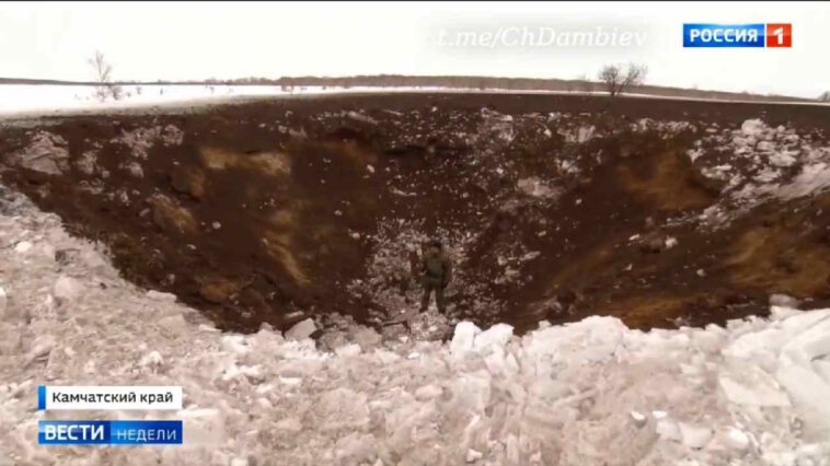 تهديد للغرب.. الجيش الروسي ينشر فيديو يظهر حفرة أحدثها انفجار صاروخ "سارمات" الباليستي العابر للقارات