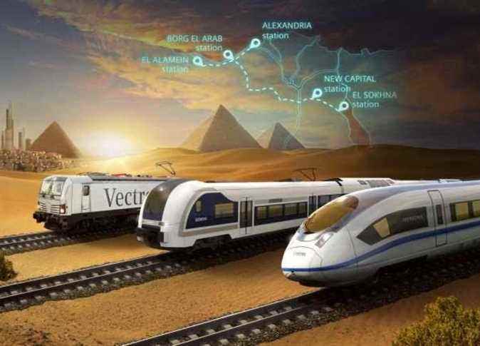 مصر توقع رسميًا عقدًا ضخمًا مع تحالف شركات عالمية كبرى لإنشاء منظومة متكاملة للقطار الكهربائي السريع في مصر بإجمالي أطوال 2000 كم