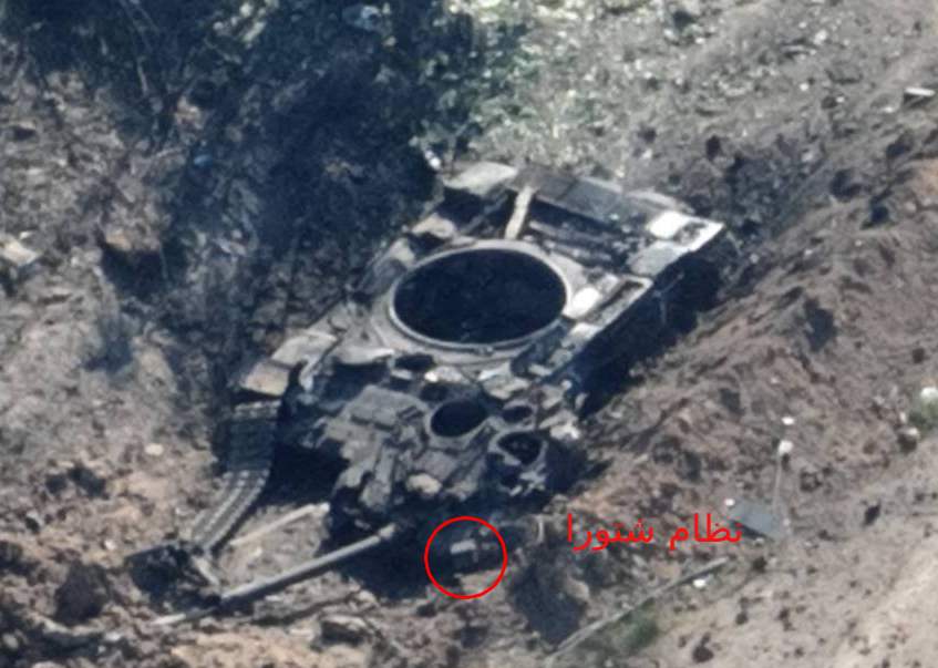 شاهد تدمير دبابة روسية من طراز T-90A من قبل لواء الهجوم الجبلي 128 الأوكراني