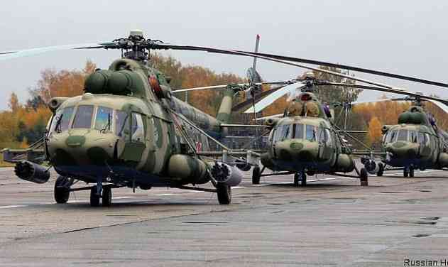 شركة مروحيات روسيا تطور درعًا مركبًا لمروحيات Mi-8