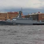 كورفيتين تابعين للبحرية الروسية يدخلان المياه الإقليمية الدنماركية