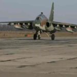 إسقاط طائرة روسية من طراز Su-25 بواسطة أنظمة دفاع جوي أرض-جو