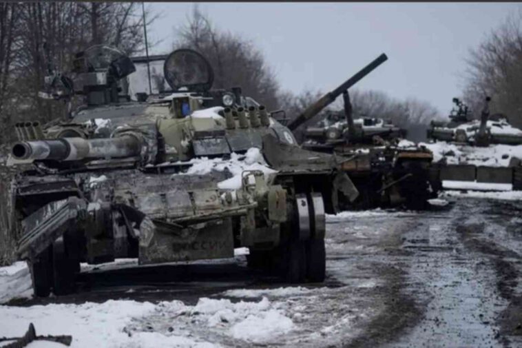 دبابات روسية مدمرة