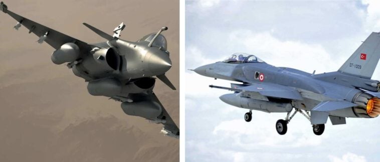 طائرات رافال العراق يريد شراء مقاتلات رافال الفرنسية عن طريق الدفع بالنفط لمواجهة مقاتلات إف-16 التركية
