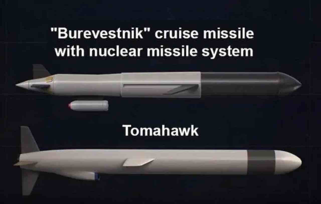 مقارنة بين صاروخ الكروز الروسي بوريفيستنيك وتوماهوك الأمريكي