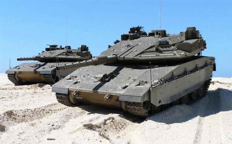 تسليم دبابات Merkava 5 Barak المطورة إلى الجيش الإسرائيلي في عام 2023