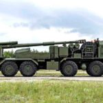 روسيا تختبر مدفع الهاوتزر ذاتي الدفع من طراز (SPH) 2S43 "Malva" الحديث