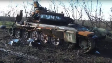 روسيا تخسر دبابة Т-90S النسخة التصديرية في ساحة المعركة في أوكرانيا