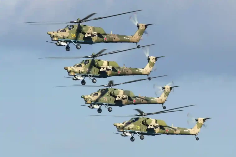 طائرات هليكوبتر روسية من طراز Mi-28N