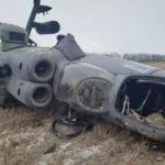 تحطم مروحية هجومية روسية من طراز Mi-35M