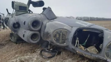 تحطم مروحية هجومية روسية من طراز Mi-35M
