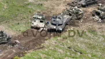 خسائر فادحة للمركبات المدرعة الألمانية والفرنسية حيث تدعي روسيا تدمير 8 دبابات ليوبارد و 3 AMX-10