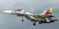 تحطم طائرة مقاتلة من طراز Su-30MK2 في فنزويلا