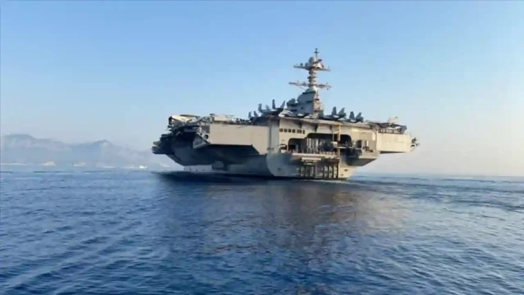 USS Gerald R. Ford.. أكبر حاملة طائرات في العالم تزور تركيا (فيديو)