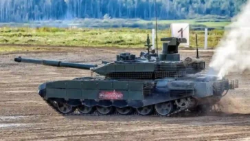 الجيش الأوكراني يظهر بالفيديو دبابة T-90M "Breakthrough" شرقية دنماركية تصل إلى 4.5 مليون دولار