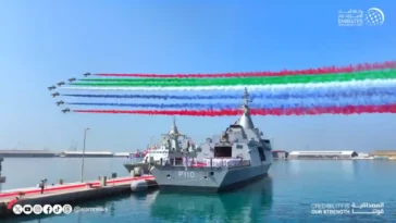 الإمارات تدخل رسميًا كورفيت "بني ياس P110" للخدمة
