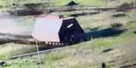 "الدبابة السلحفاة" الروسية الغريبة تظهر مرة أخرى في أوكرانيا